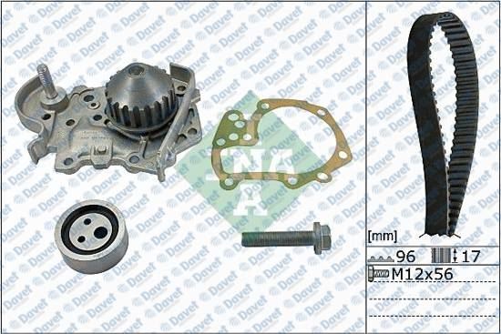 INA 530019131 Eksantrik Kiti Devirdaimli Clio Ii 01> Kangoo 97> Megane 96> Dacia Logan 04> Sandero 08> Solenza 04> 1.4-1.6 [E7j-K7j-K4m] (96*17)